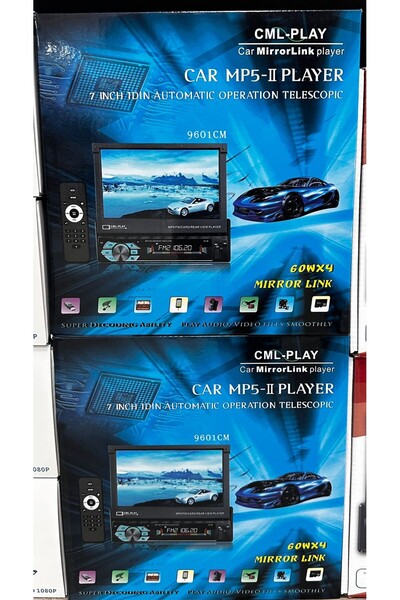 SoundDrive İndash Oto Teyp Ekranlı Bluetoothlu Usbli Geri Görüş Kamera Hediye