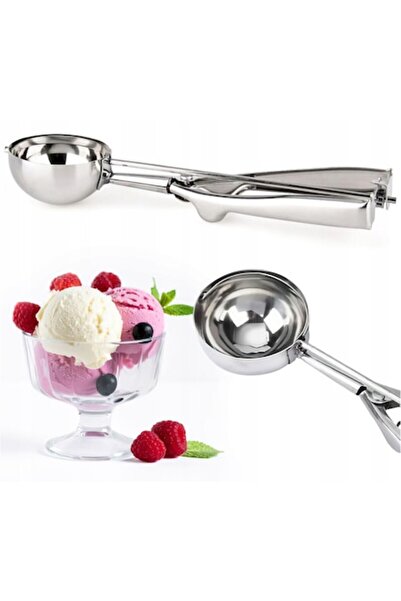 FORHOUSE Lingură mare pentru înghețată - oțel inoxidabil XXL (pentru înghețat...