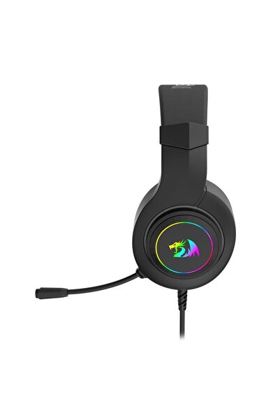REDRAGON Casti gaming Hylas USB iluminare RGB cu fir, Negru