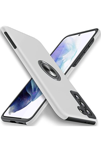 MobileSmart Husă pentru Samsung Galaxy S21 PLUS, Protecție Militară, Inel 360...