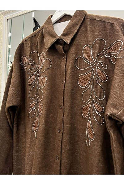 MRM MERAM BUTİK Dna Woven Shirt - Bitter Brown - 1