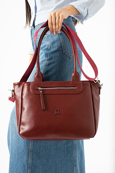 KIRASE Mega Water Resistant Quality Adjustable Strap Multi-Compartment Women's Handbag and Shoulder Bag Boy28-En35