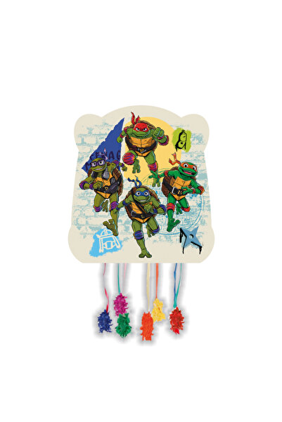 BEENsmile Pinata petrecere Teenage Mutant Ninja Turtlecu corzi 28 x 33 cm
