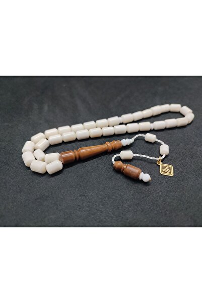 İskeçe Exclusive İskeçeli Cemil Masterpiece Imame Hitame Kuka Combined Natural Camel Bone Certified 8770