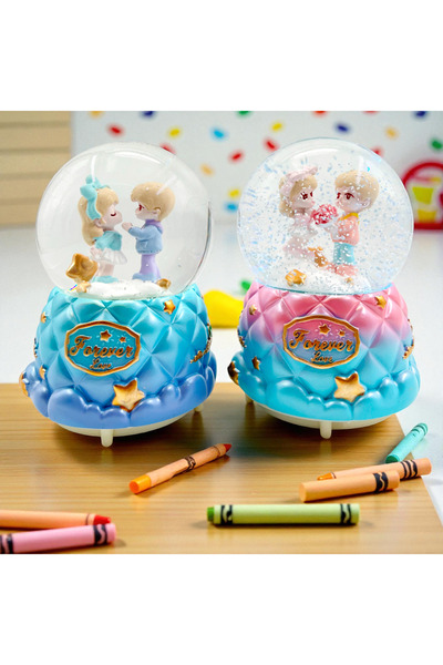 Sense Büyük Boy Işıklı Sesli Kar Küresi