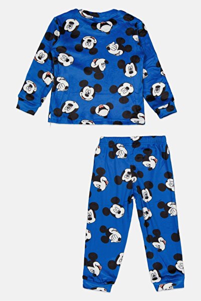 Disney Toddlers Boy 2 Pieces Mickey And Friends Top With Bottom Sleepwear Set, Multicolor
