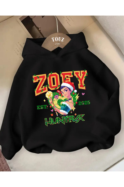 Touz Moda Christmas Young Kpop Demon Hunters 3-Thread Thick Sweet Hoodie