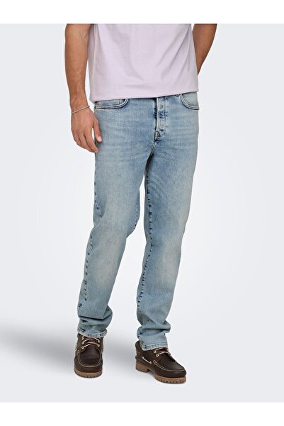 Only & Sons Relaxed Fit Jeans ONSYOKE Mid Rise Verjüngt Jeans