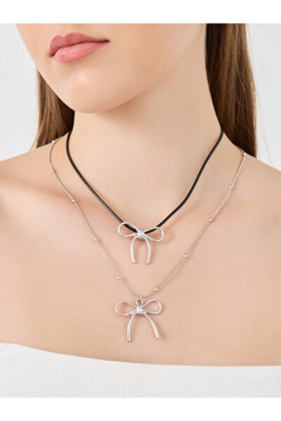 Styli Set of 2 - Ribbon Pendant Necklace