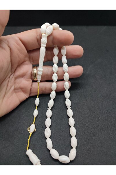 İskeçe Exclusive İskeçeli Cemil Masterpiece Full Pen Carving Art Natural Camel Bone Certified 8771