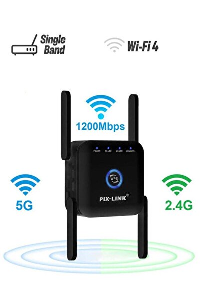 BSMBIOO 5G WiFi Repeater Amplifier Black