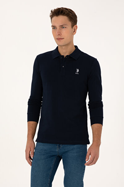 U.S. Polo Assn. Men's Navy Blue Basic Sweatshirt 50307687-Vr033