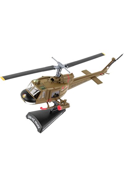 Daron Postage Stamp UH-1 Huey Gunship 1:87 Diecast Metal Vehicle
