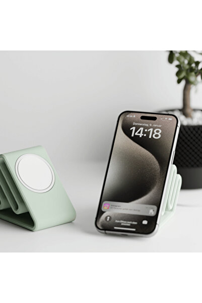 Homentum Marvor | Suport MagSafe iPhone – Design Fluid, Unghi Stabil, Minimal...