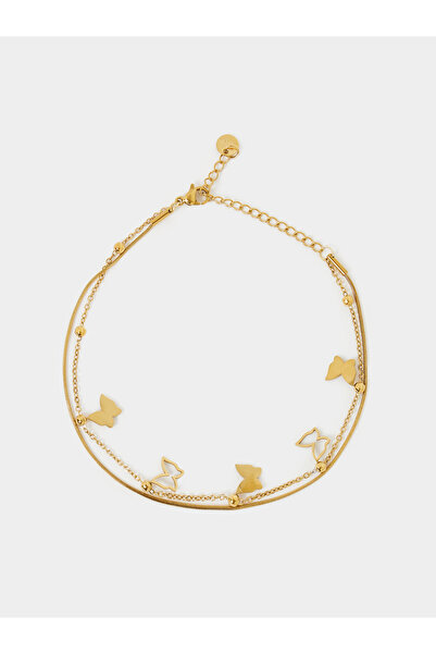 Styli خلخال مزدوج على شكل فراشة