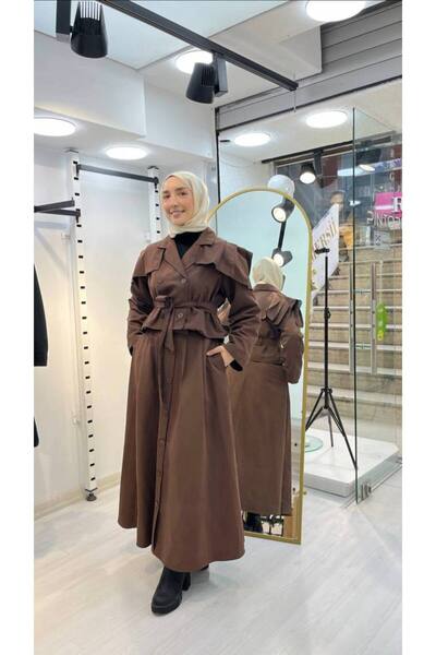 Butik Kadın trençkot etekli takım