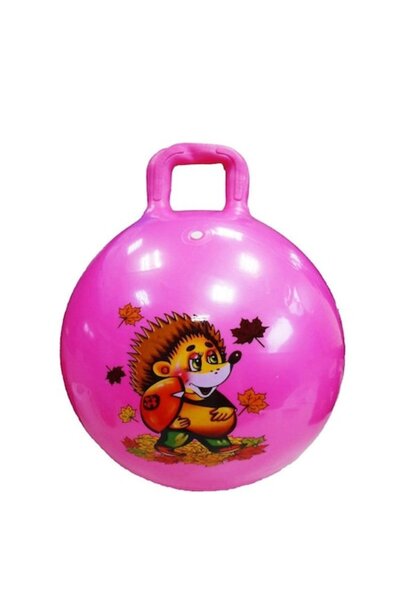 FORHOUSE Hopping Ball with Handle, Pink