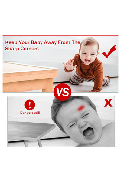 EHOME Corner Protectors Baby Proofing 6M With 8 Corners, Furniture Corner Guard & Edge Safety Bumpers