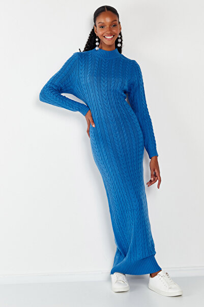 Hopoi Women's Braided Half Fisherman Maxi Dress