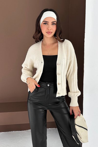 AsprinFashion Knitwear Cardigan White