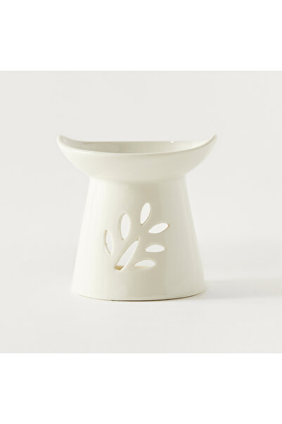 Lifestyle مبخرة زيت أوراق الشجر الأساسية - أبيض