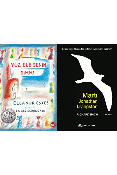 Epsilon Yayınevi Martı Jonathan Livingston + Yüz Elbisenin Sırrı 2 Kitap Set