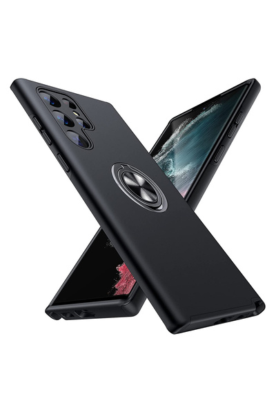 MobileSmart Husă pentru Samsung Galaxy S22 ULTRA, Protecție Militară, Inel 36...