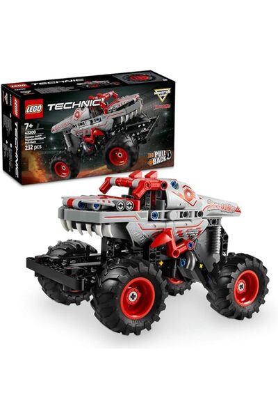 LEGO Technic Monster Jam ThunderROARus Pull-Back Truck Building Set 7+ - 42200