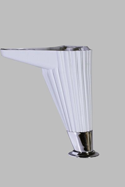 MH MiniHediye Wetra Line 12 cm (White Chrome) Furniture Sofa Chair Leg Feet