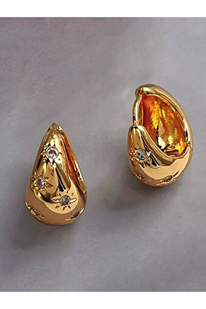 Styli Embellished Dome Earrings