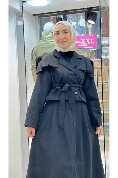 Butik Kadın trençkot etekli takım