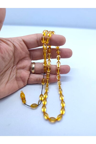 İskeçe Exclusive Furkan Gül Masterpiece 0.6 Transparent Delim Double Layer Polished Fire-I Amber Certified 8765