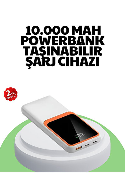 UCUZTEKNO 10000 mAh Hızlı Şarj Destekli Powerbank – Hafif, Kompakt ve Güvenli