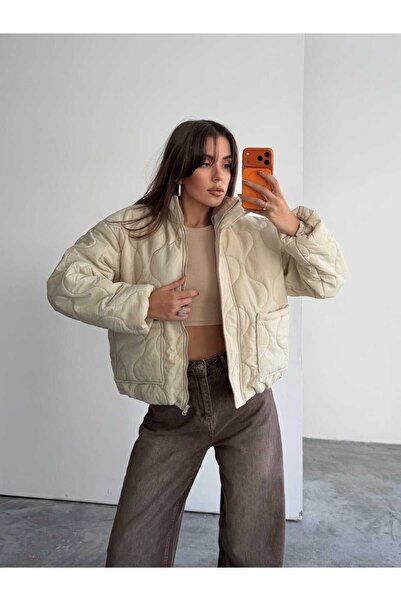 mydukkan.co Quilted Coat with Pockets