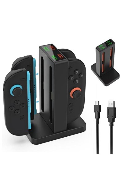 Gizala Switch 2 Joycon Şarj İstasyonu Dock Switch 2 Joycon Uyumlu