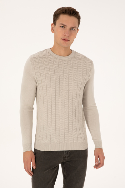 U.S. Polo Assn. Men's Stone Sweater 50308323-Vr049