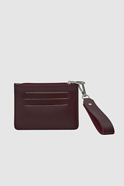 Shule Bags Raye Card Holder Detailed Wallet Claret Red
