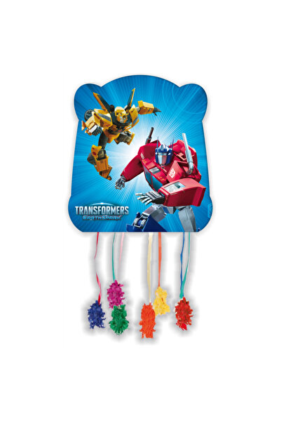 BEENsmile Pinata petrecere Transformers cu corzi 28 x 33 cm