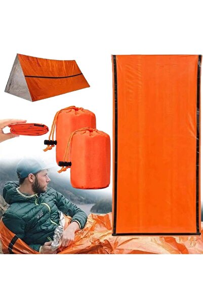 OEM 1+1 Δώρο - Υπνόσακος έκτακτης ανάγκης – Αδιάβροχος, θερμικός και επαναχρη...