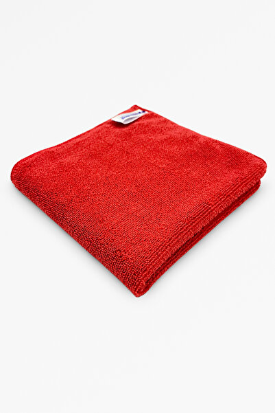 İntermop Mikrofiber Temizlik Bezi Kalın Dokulu 40x40cm 10'lu Paket KIRMIZI