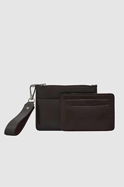 Shule Bags Raye Card Holder Detailed Wallet Brown