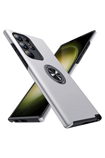 MobileSmart Husă pentru Samsung Galaxy S23 ULTRA, Protecție Militară, Inel 36...