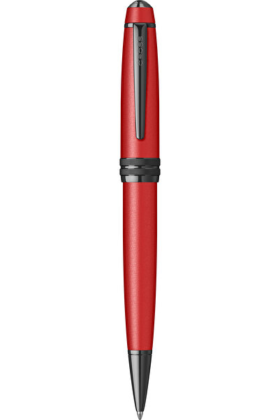 Cross Bailey Matte Red BT Metal ballpoint pen, twist mechanism, red