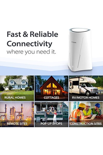 D-Link AX3000 5G NR Cellular Gateway WiFi 6 Router (G530)