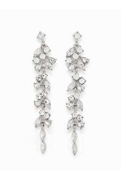 Styli Faux Crystal Waterfall Earrings