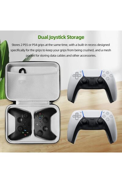 eWINNER PS5 Controller Case - Dual Controller Hard Travel Carrying Bag