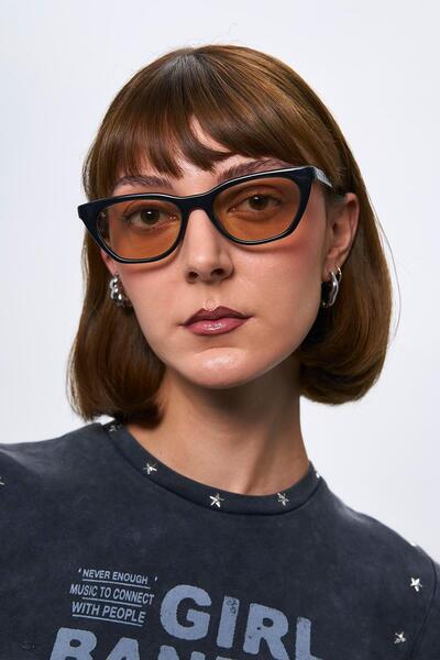 Bilge Karga Elmer Black Nude Sunglasses