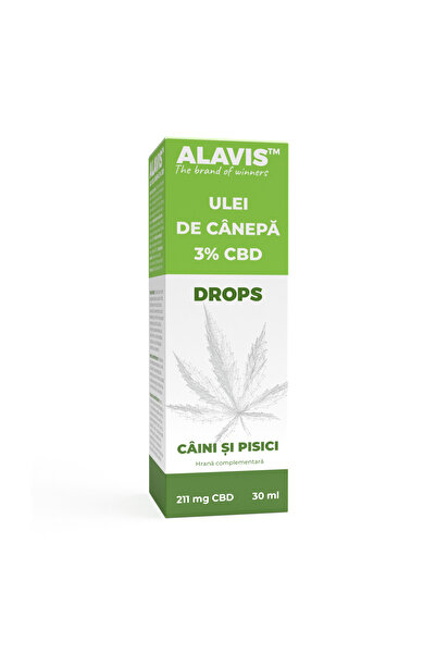 Alavis 3% CBD Oil Drops for dogs and cats Alavis, 30ml