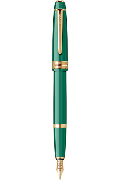 Cross Bailey Light Glossy Resin Green GT Pen, glossy ABS body, green