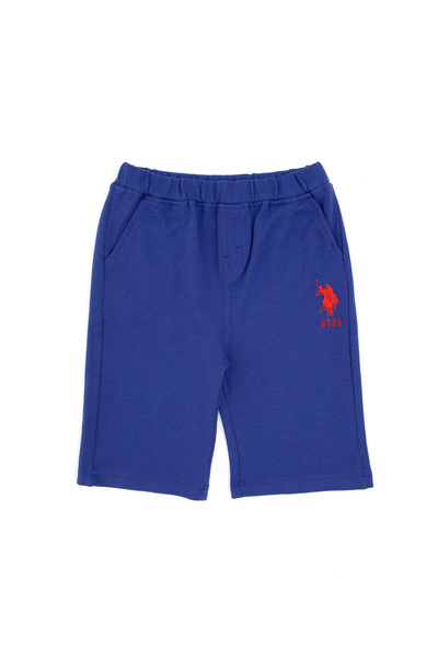 U.S. Polo Assn. Baby Boy Blue Knitted Shorts 50266005-Vr212